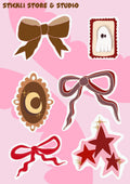 "BOO & Bows" Stickersark