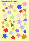 "Chubby Stars" Stickersark