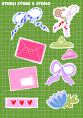 "Love Letter" Stickersark