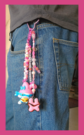 "PINK" Keychain - Bag charm