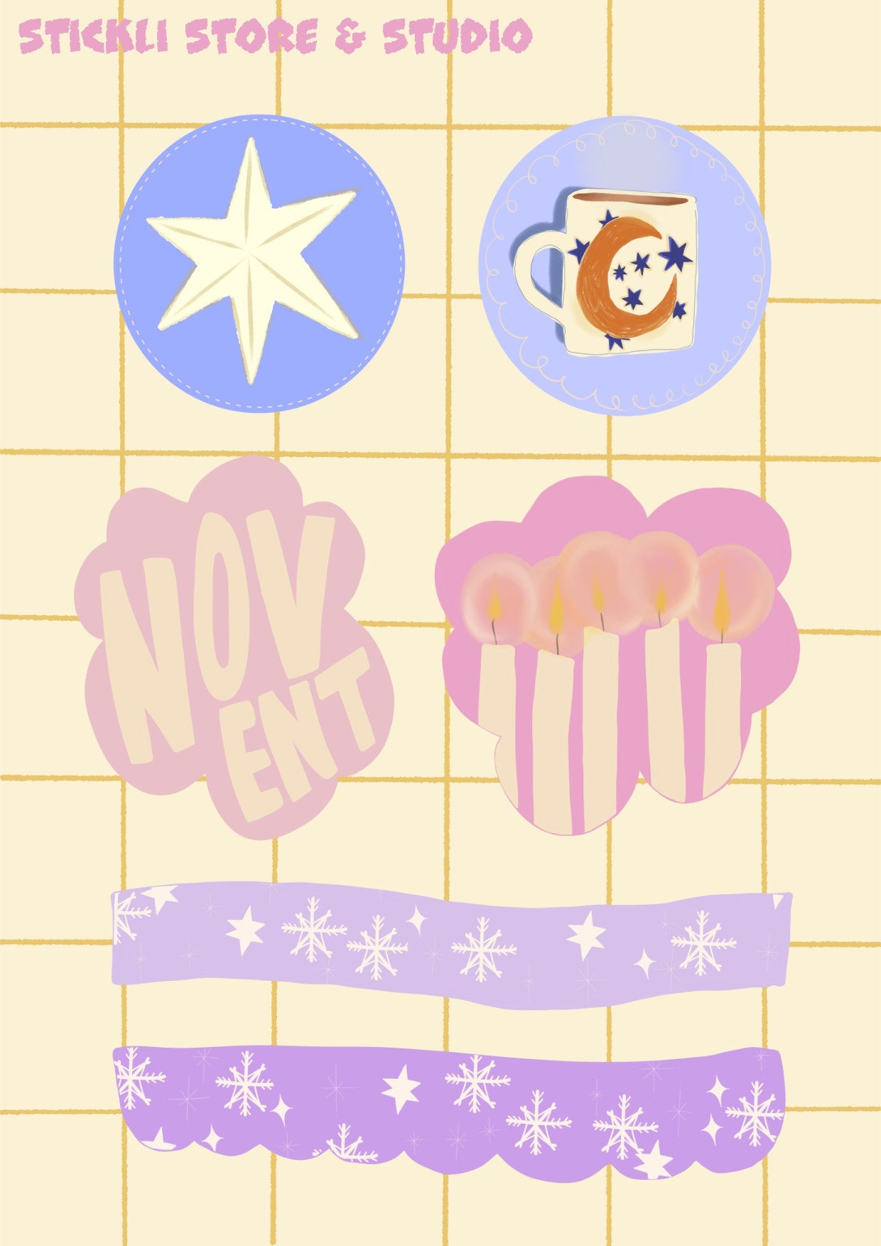 "Novent" Stickersark