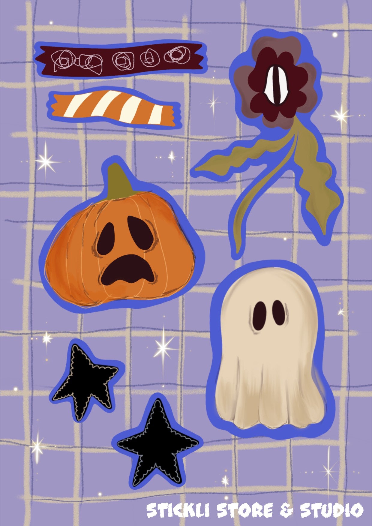"Spooky" Stickersark