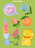 "Forget-me-knot" Stickersark